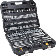View Mechanics Tool Set, SAE and Metric, 1/2, 1/4, 3/8 Drive Sizes, 192-Piece image 2