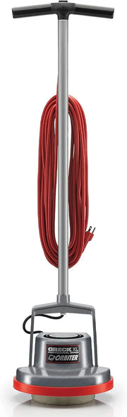 View Commercial Orbiter Hard Floor Cleaner Machine, Multi-Purpose Floor Cleaning, Random Orbital Drive, Wide Cleaning Path, 50-Foot Long Cord, ORB550MC, Gray/Red-Oreck image 1