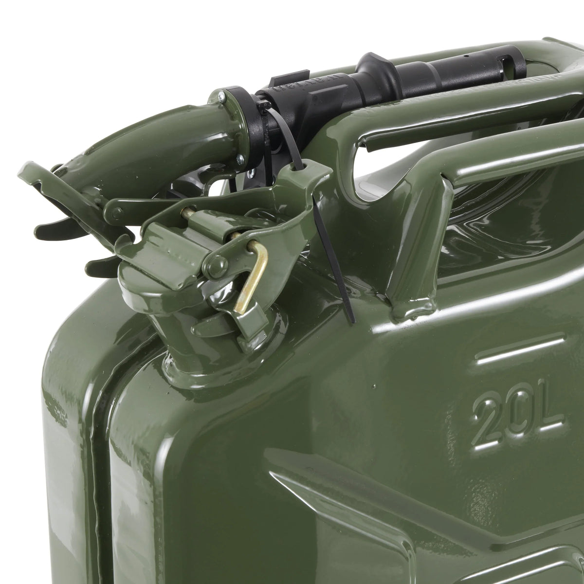 Gallon 20 Liter Authentic CARB Jerry Can with Spout, Green