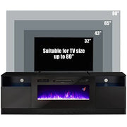 View Fireplace TV Stand with 36" Electric Fireplace, LED Light Entertainment Center image 5