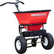 View Buyers Products 3039632R Grounds Keeper Commercial Walk Behind Push Spreader, 100lb Capacity, For Salt, Ice & Snow Melt, Included Grate & Cover With Enclosed Gearbox for Protection image 4