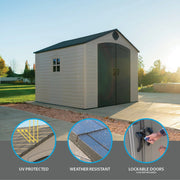 View Lifetime 8 Ft. x 10 Ft. Outdoor Storage Shed image 4