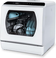 View Countertop Dishwasher, 5 Washing Programs Portable Dishwasher With 5-Liter Built-in Water Tank For Glass Door image 3