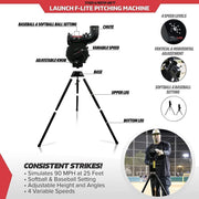 View Introduce the F-lite ultra-lightweight groove practice ball, suitable for pitching machines | One dozen | Includes baseball and softball image 2