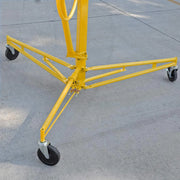 View Drywall Lift 11' Yellow Rolling Sheetrock Panel Hoist Jack image 6