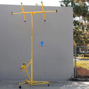 View Drywall Lift 11' Yellow Rolling Sheetrock Panel Hoist Jack image 4
