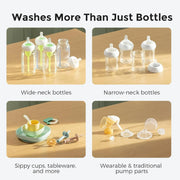 View Baby Bottle Washer, Sterilizer & Dryer - All-in-One Cleaning Machine for Bottles, Pump Parts & Baby Essentials - Time-Saving & Effortless Care image 3