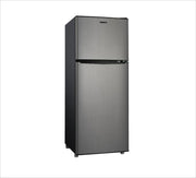 View 4.6. Cu ft Two Door Mini Refrigerator with Freezer, Stainless Steel image 2