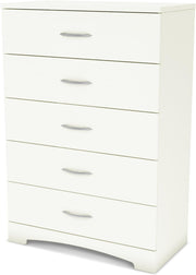 View Furniture Step One 5-Drawer Chest, Pure White. image 1