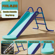 View Pool Slide Inflatable Swimming Water Slide, Summer Swimming Pool Supplies Universal Trampoline Ladder Backyard Slide Home Playground Equipment image 3