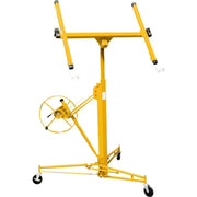 View Drywall Lift 11' Yellow Rolling Sheetrock Panel Hoist Jack image 2