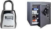 View Key Lock Box, Outdoor Lock Box Bundle with SentrySafe Fireproof and Waterproof Safe, 1.23 Cubic Feet image 1