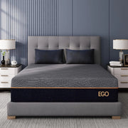 View S14 Inch King Size Memory Foam Mattress for Back Pain, Cooling Gel Mattress Bed in a Box, Made in USA, CertiPUR-US Certified, Therapeutic Medium Mattress, 76x80x14 Black image 1