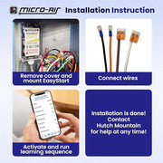 View Bluetooth Soft Start Kit for Home Air Conditioner, RV & Commercial Use, Works with Generators, Reduces Power Surge, Efficient Start-Up - Up to 6 Tons w/Installation Kit image 3