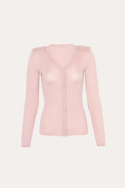 View Cara Silk Wool Cardigan image 4