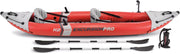 View Excursion Pro Inflatable Kayak Set and Accessory Kit, Air Pump, and Carry Bag for Lakes and Rivers image 5