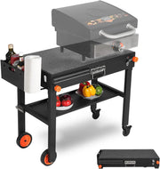 View Portable Outdoor Grill Table, Folding Grill Cart Solid and Sturdy, Blackstone Griddle Stand Large Space, Blackstone Table with Paper Towel Holder, Grill Stand for Blackstone Griddle, Ninja Grills etc image 1