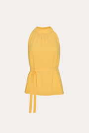 View Amina Fluid Crepe Halter Top image 5