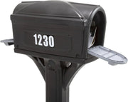 View Classic Black Plastic Mailbox image 5