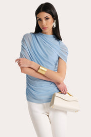 View Gaia Draped Mesh Top image 4