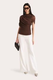 View Gaia Draped Mesh Top image 3