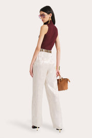 View Azura Ribbed Sleeveless Mock Neck image 4