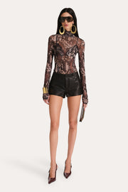 View Melani Micro-Mesh Bodysuit image 1