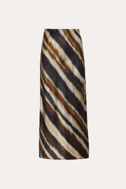 View Lyra Silk Charmeuse Bias Skirt image 5