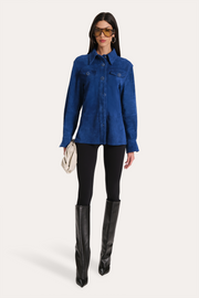 View Althea Suede Shacket image 6