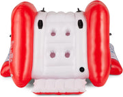 View Kool Splash Inflatable Water Slide Swimming Pool Play Center with Built in Sprayers for Kids and Adults, Ages 6 and Up, Blue image 3