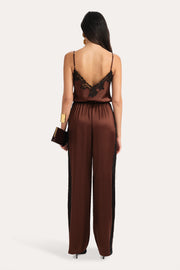 View Cecilia Silk Lace Jumpsuit image 2