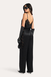 View Cecilia Silk Lace Jumpsuit image 3