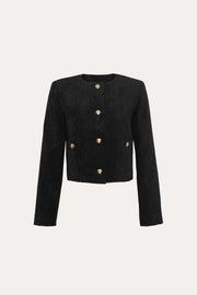View Cropped Corduroy Jacket image 4
