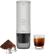 View Nano Portable Electric Espresso Machine, Travel Coffee Maker for Camping, Car Coffee Maker Self-Heating with USB-C, With Ground Coffee & NS Capsule for RV, Hiking, Office image 2