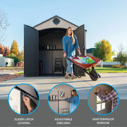 View Lifetime 8 Ft. x 10 Ft. Outdoor Storage Shed image 3
