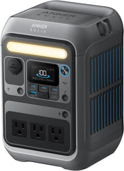 View Solar Generator SOLIX C300 with 60W Solar Panel, 288Wh Portable Power Station, 300W (600W Surge), LiFePO4 Battery, 140W Two-Way Fast Charging, for Outdoor Camping, Traveling, and Emergencies image 2