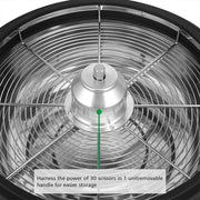 View 16-inch blade trimmer, using a twisted rotation cutting method, suitable for trimming plant buds and flowers. Equipped with upgraded gears, with sharp blades (2 serrated blades and 2 straight blades) image 4