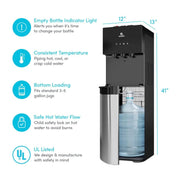 View Bottom Loading Water Cooler Water Dispenser With BioGuard, 3 Temperature Settings image 3