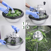 View 16-inch blade trimmer, using a twisted rotation cutting method, suitable for trimming plant buds and flowers. Equipped with upgraded gears, with sharp blades (2 serrated blades and 2 straight blades) image 5