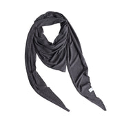 View BOFAN Linen Blend Triangle Scarf for Women, Lightweight, 70 × 205 cm image 2
