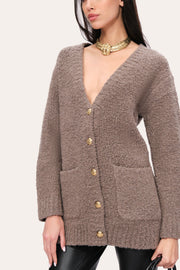 View Boucle Merino Cardigan image 3