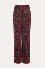View Naya Charmeuse Coral Print Pants image 5