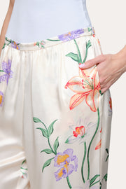 View Frances Floral Silk Pant image 2