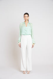 View Silk Plaid Jacquard Shirt image 1
