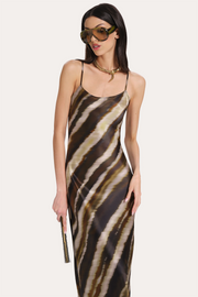 View Lyra Silk Charmeuse Bias Dress image 5