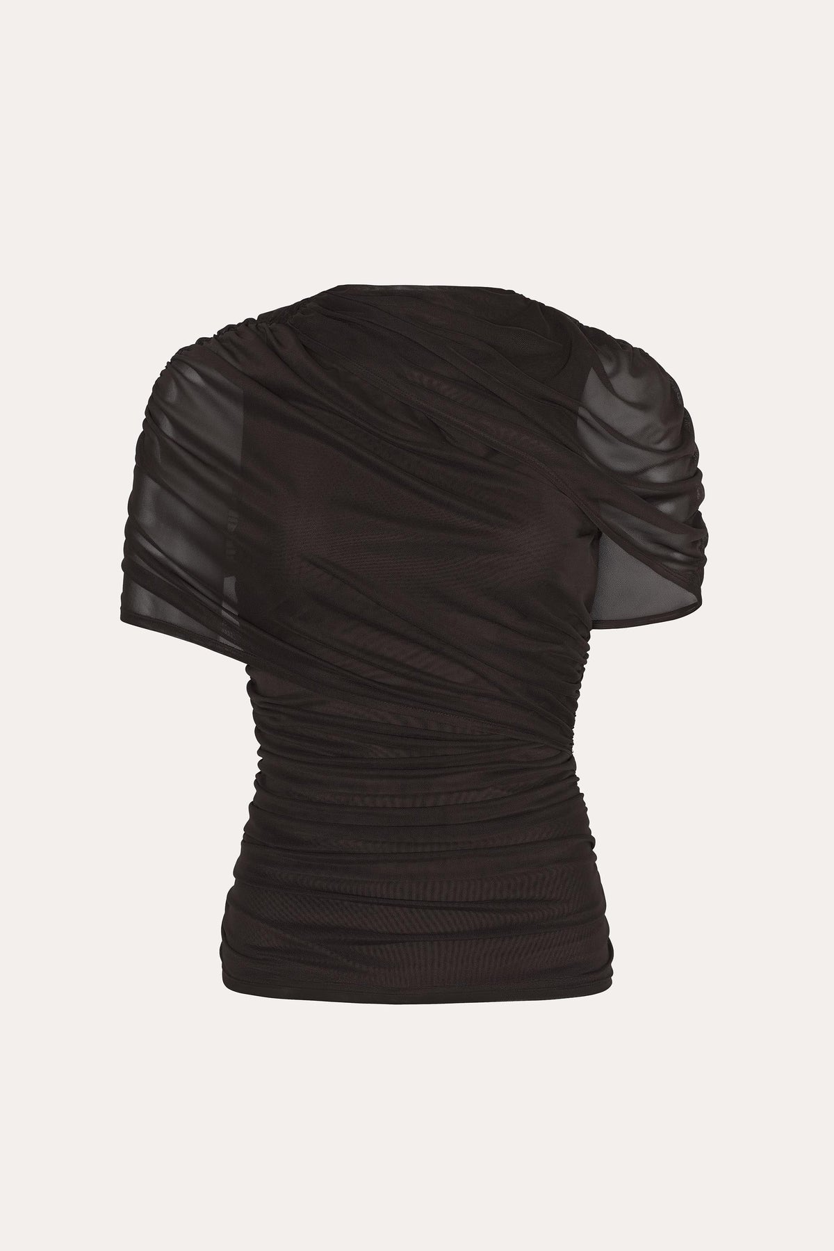 Gaia Draped Mesh Top