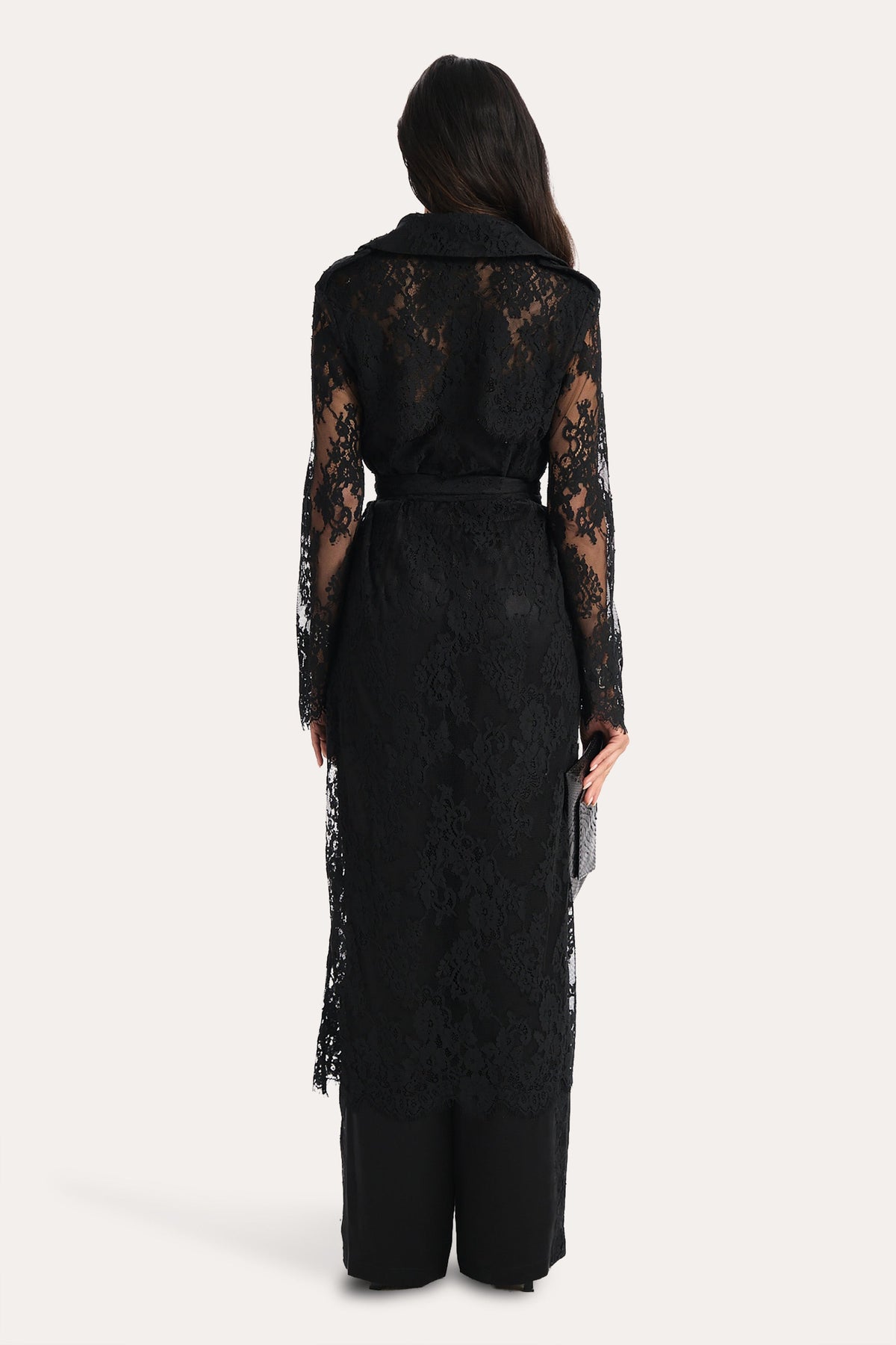 Alix Lace Trench Coat