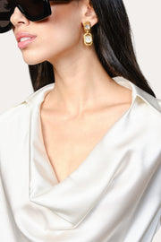 View Silk Draped Top image 2
