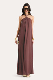 View Aurora Halterneck Maxi Dress image 1