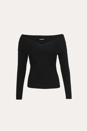 View Off-Shoulder Sweater image 2